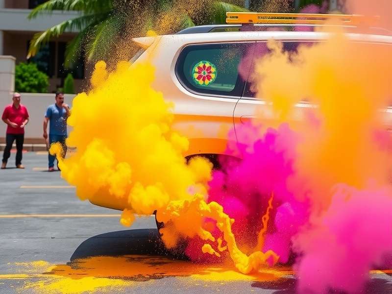 Colours Cruiser Holi Event